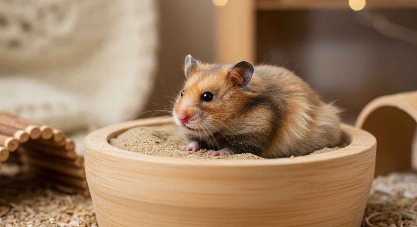 長毛ハムスターの砂浴び完全ガイド｜正しいケアと注意点