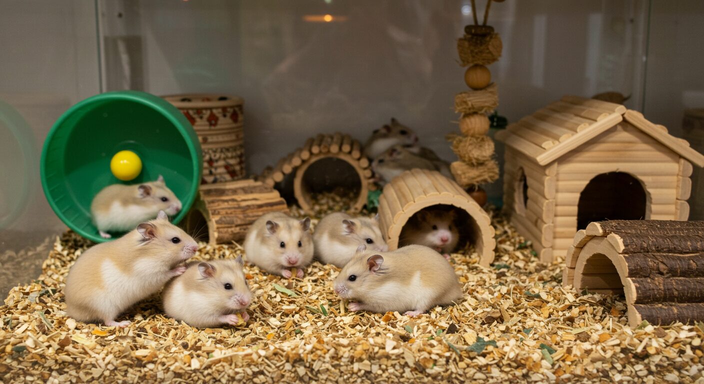 ロボロフスキーハムスターの多頭飼い完全ガイド｜ケンカ対策や飼育のコツ