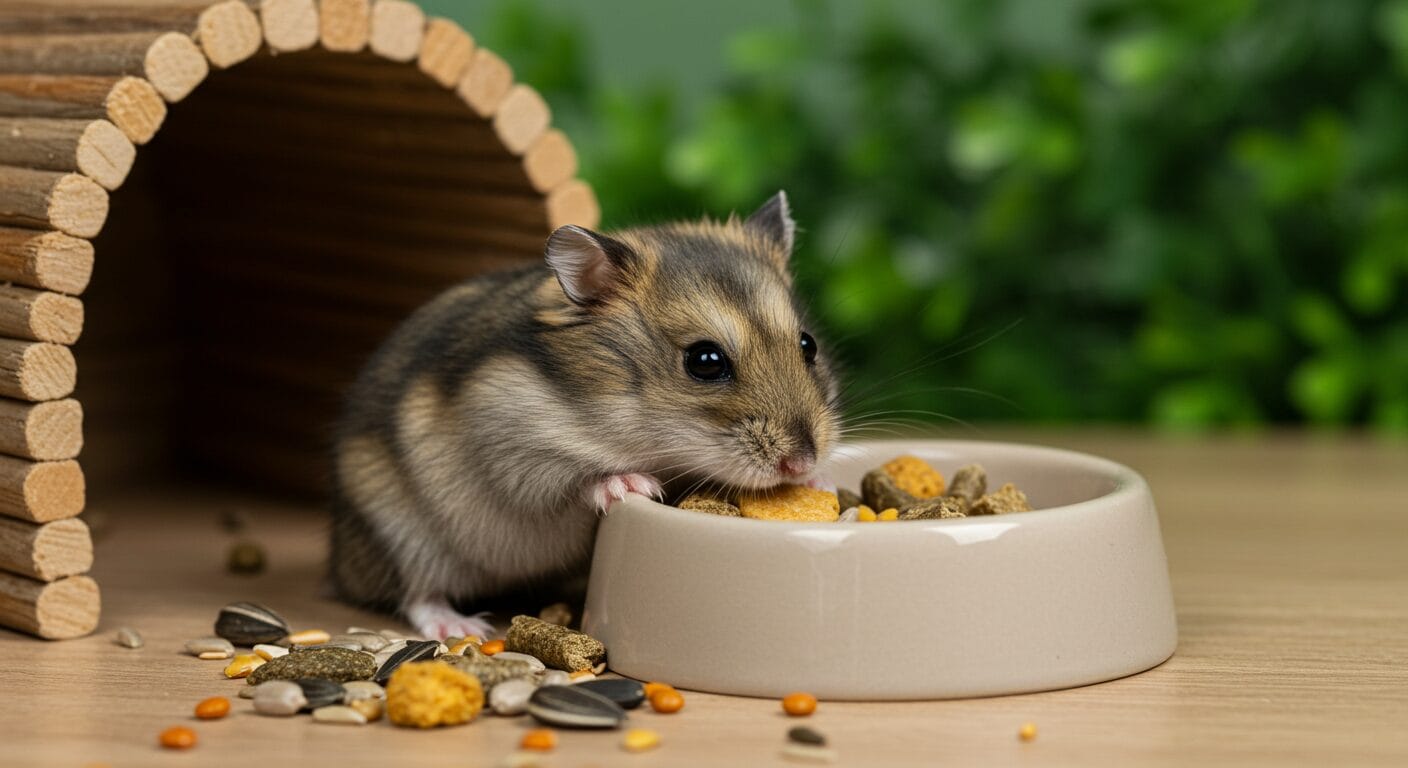 ロボロフスキーハムスターの餌の量｜適切な与え方と注意点