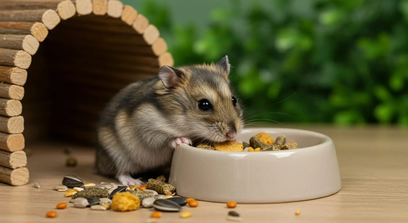 ロボロフスキーハムスターの餌の量｜適切な与え方と注意点