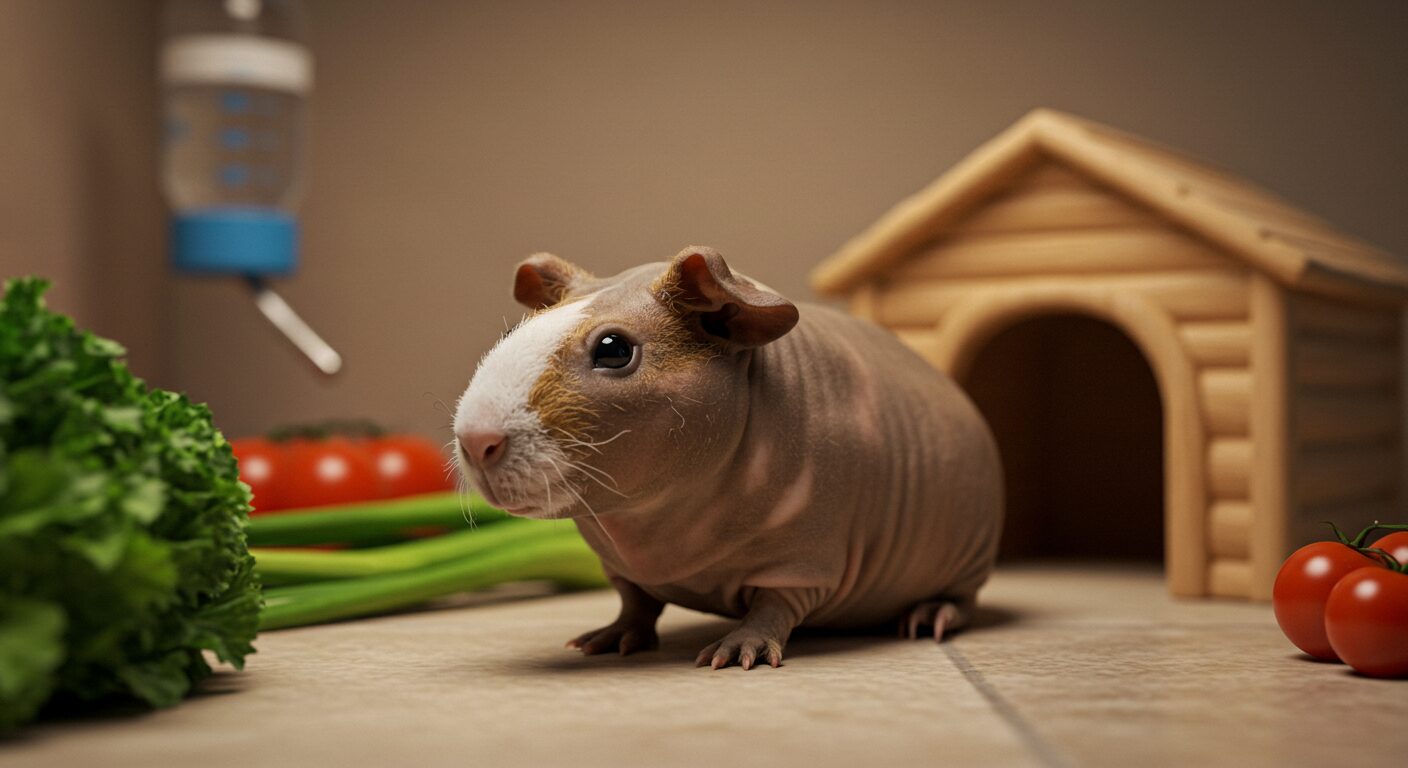 スキニーギニアピッグの寿命と飼い方ガイド｜臭い・なつく・病気対策も解説