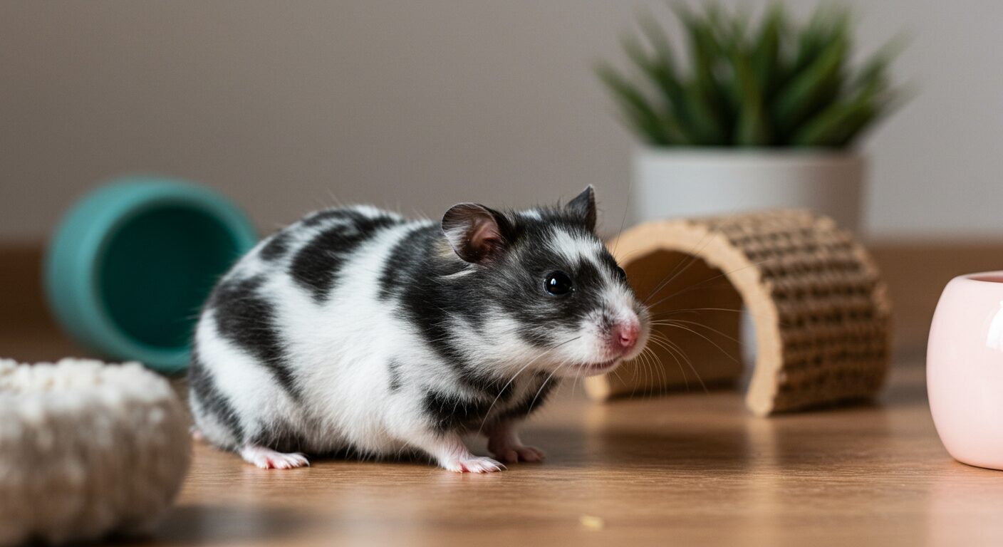【カラー ハムスター】黒白の魅力と種類ガイド【飼育のコツも解説】