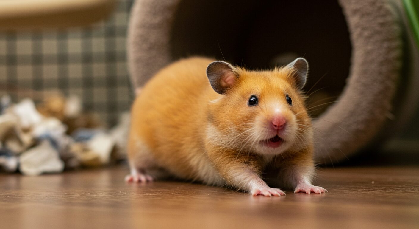 ゴールデンハムスターが伸びをする理由とは？リラックス行動を徹底解説！