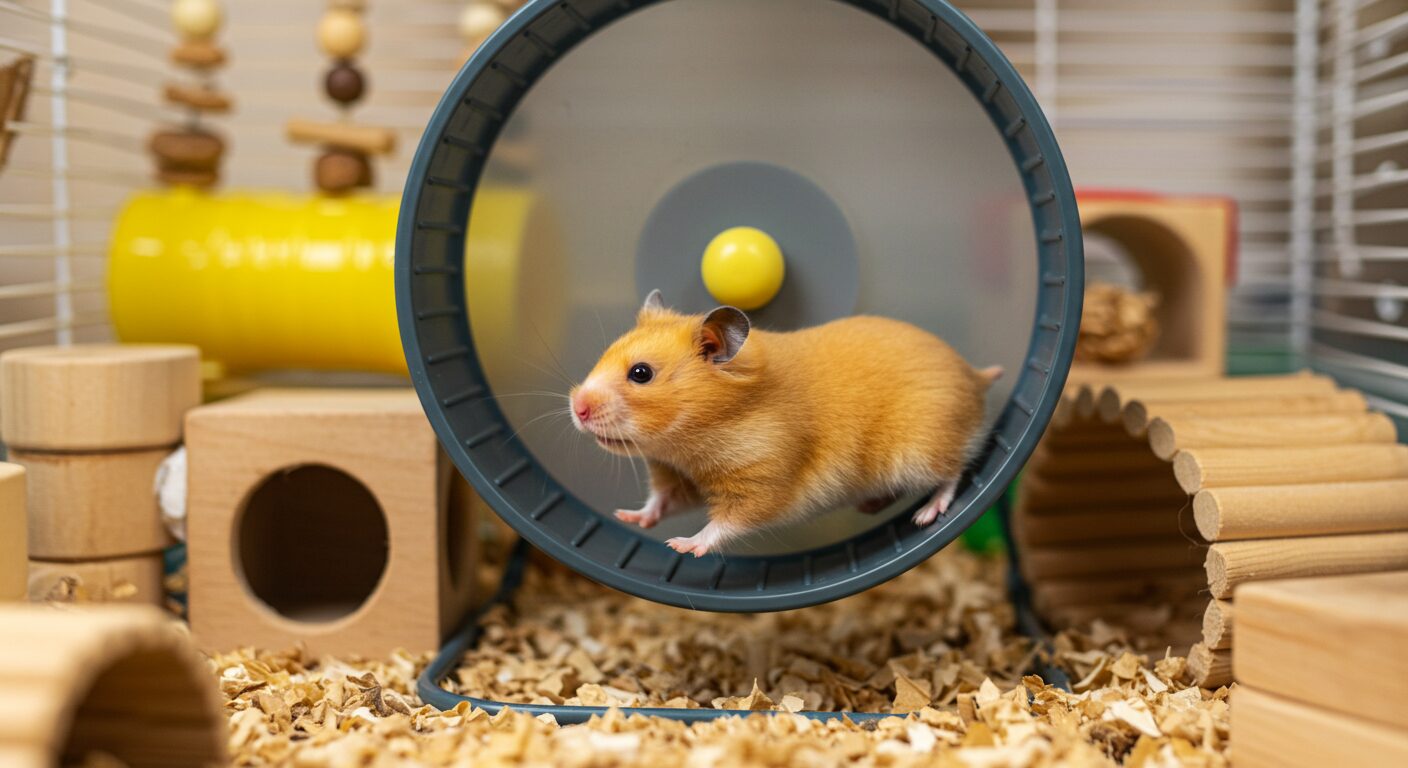 ゴールデンハムスターに回し車はいらない？飼育のポイントと代替運動法