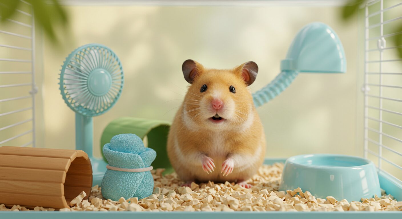 ゴールデンハムスターの夏の飼育完全ガイド【エアコンなしでも快適に】
