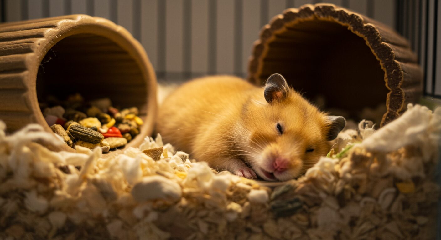 ゴールデンハムスターが寝てばかりの理由と対処法【飼い主必見】