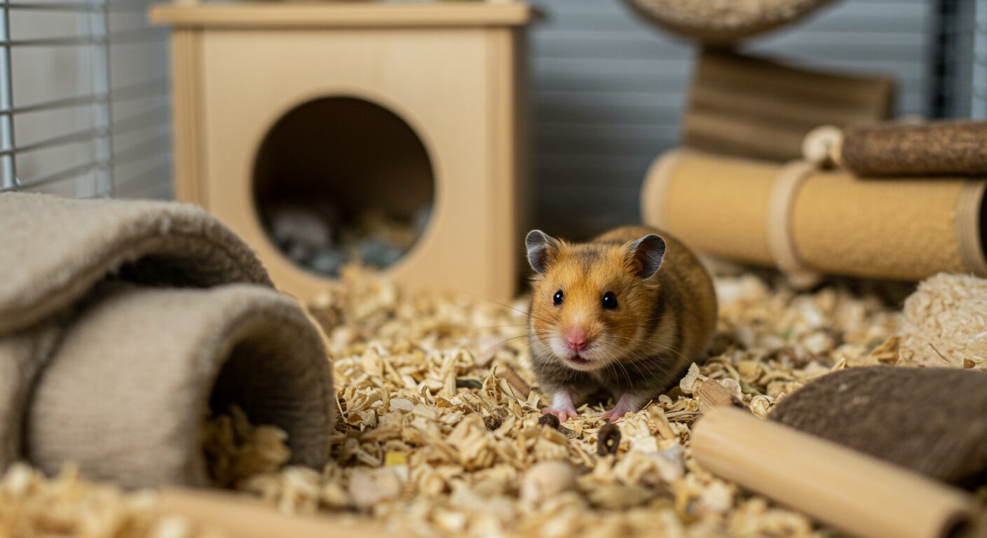 【ゴールデンハムスター】巣箱使わない理由と快適な飼育方法