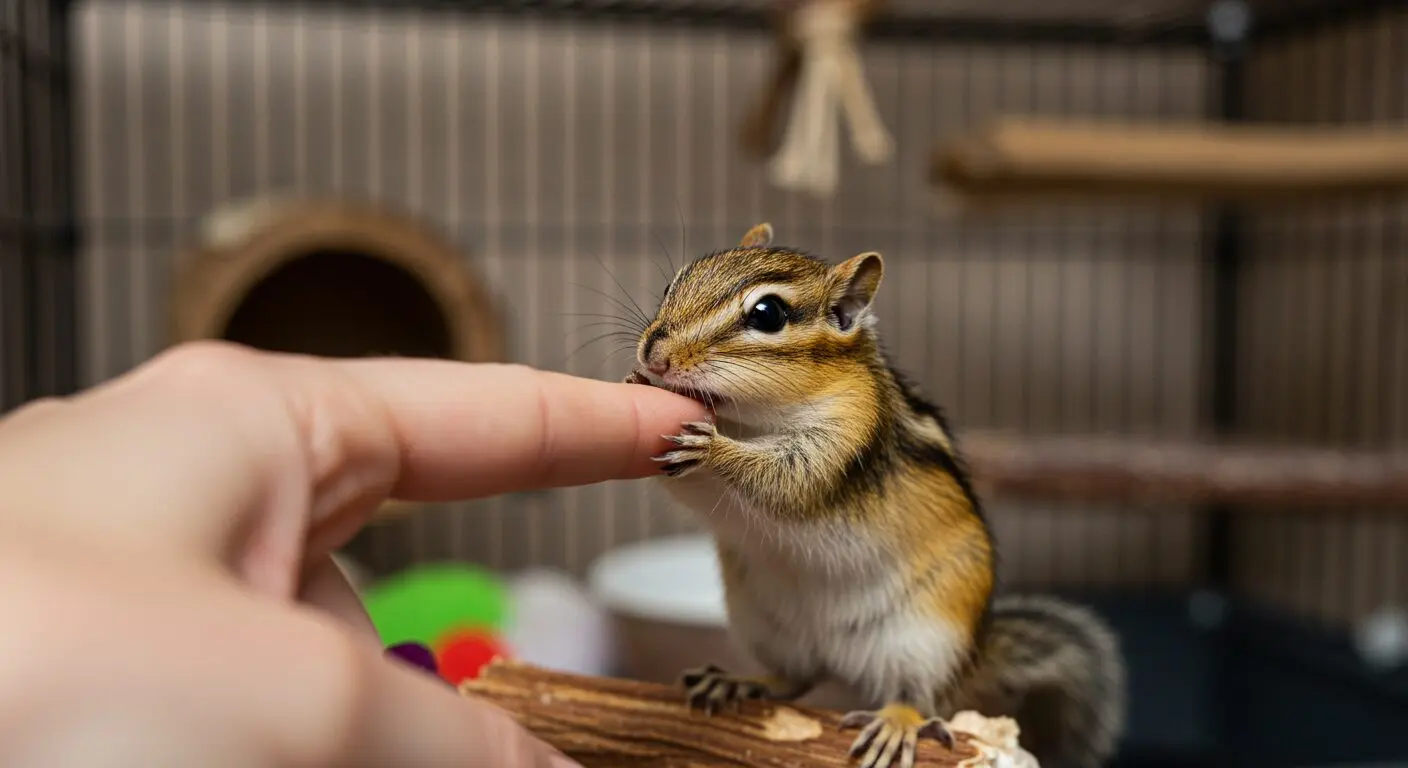 シマリスに噛まれた時の対処法と噛む理由を徹底解説
