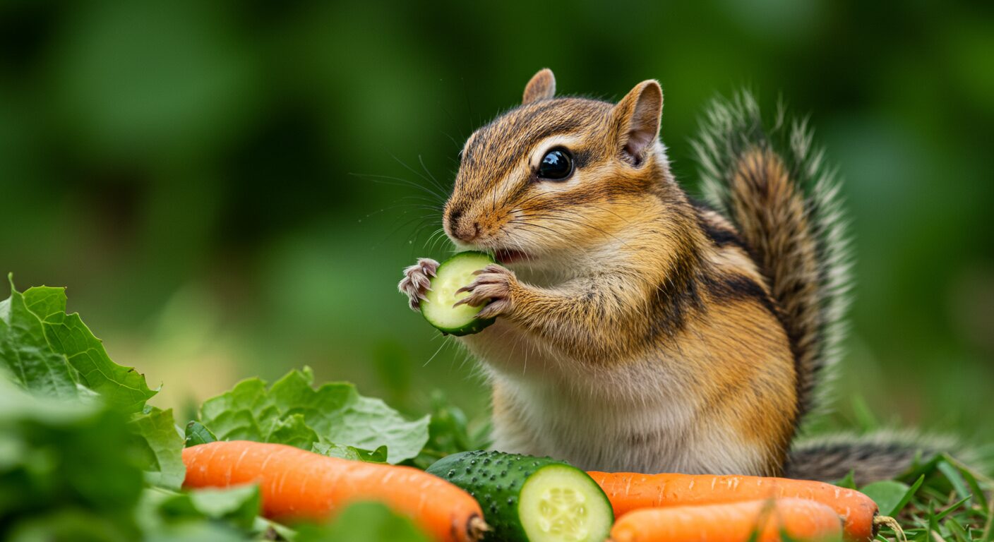 【シマリスの野菜】ペット飼育ガイド：健康で元気に育てる食事のポイント