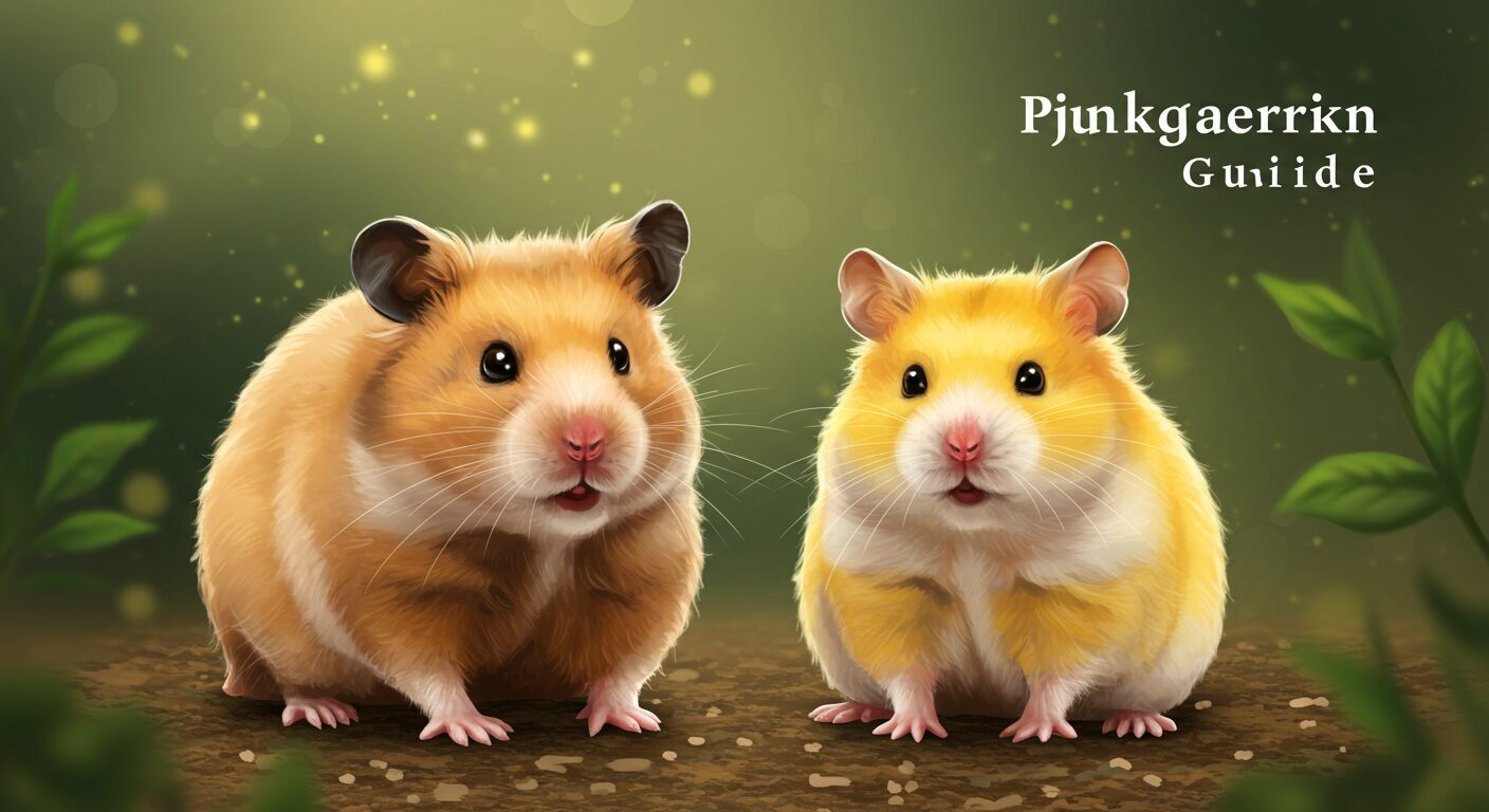 【プディングハムスターとイエロージャンガリアン】飼育完全ガイド｜珍しい色や性格、寿命まで徹底解説
