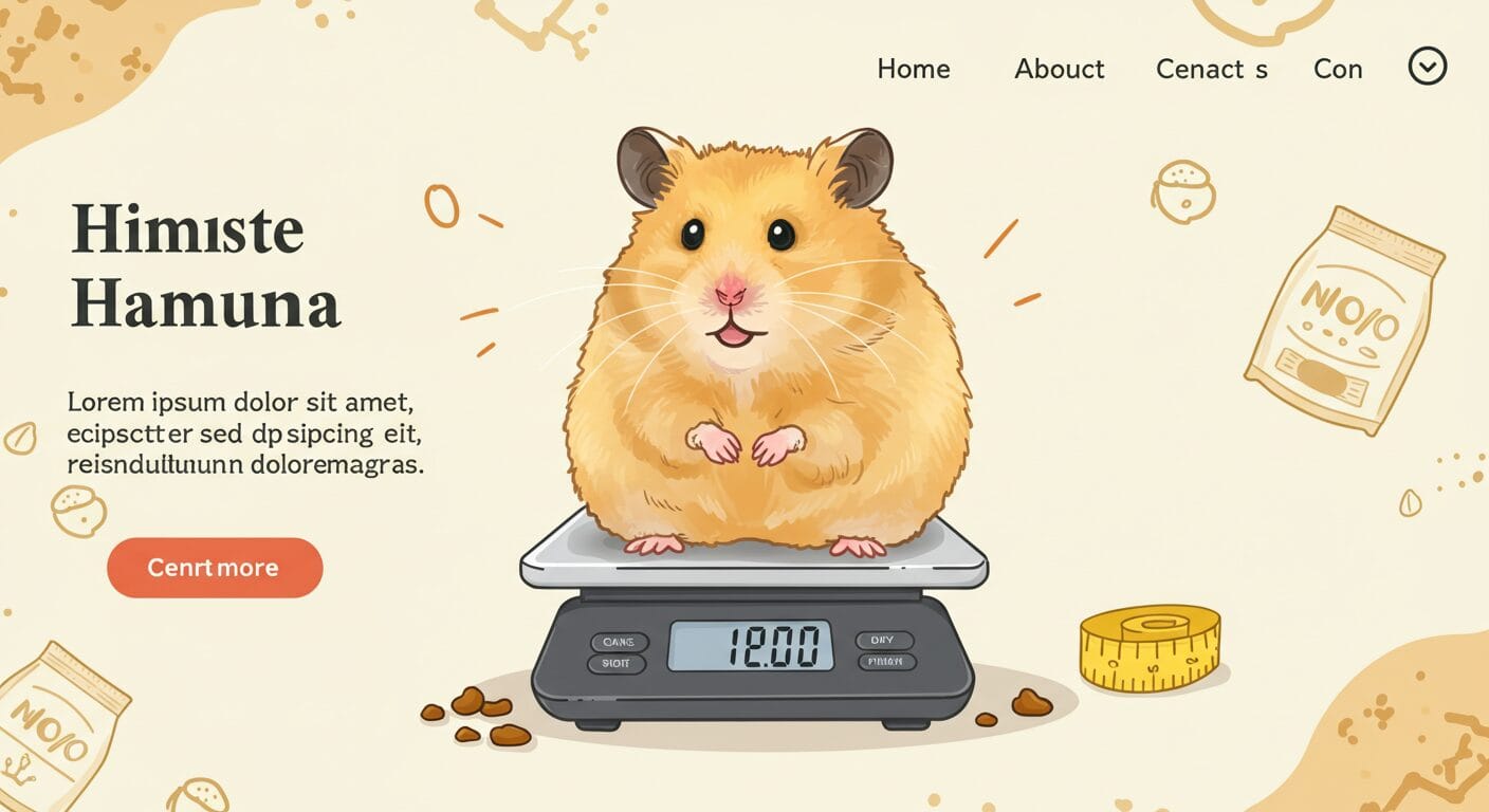 キンクマハムスターの体重について2ヶ月の成長ガイド｜健康管理と餌のポイント