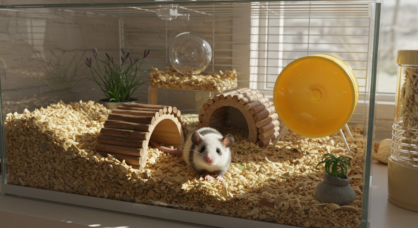パンダマウスのケージの大きさ｜快適な飼育環境を作るポイント