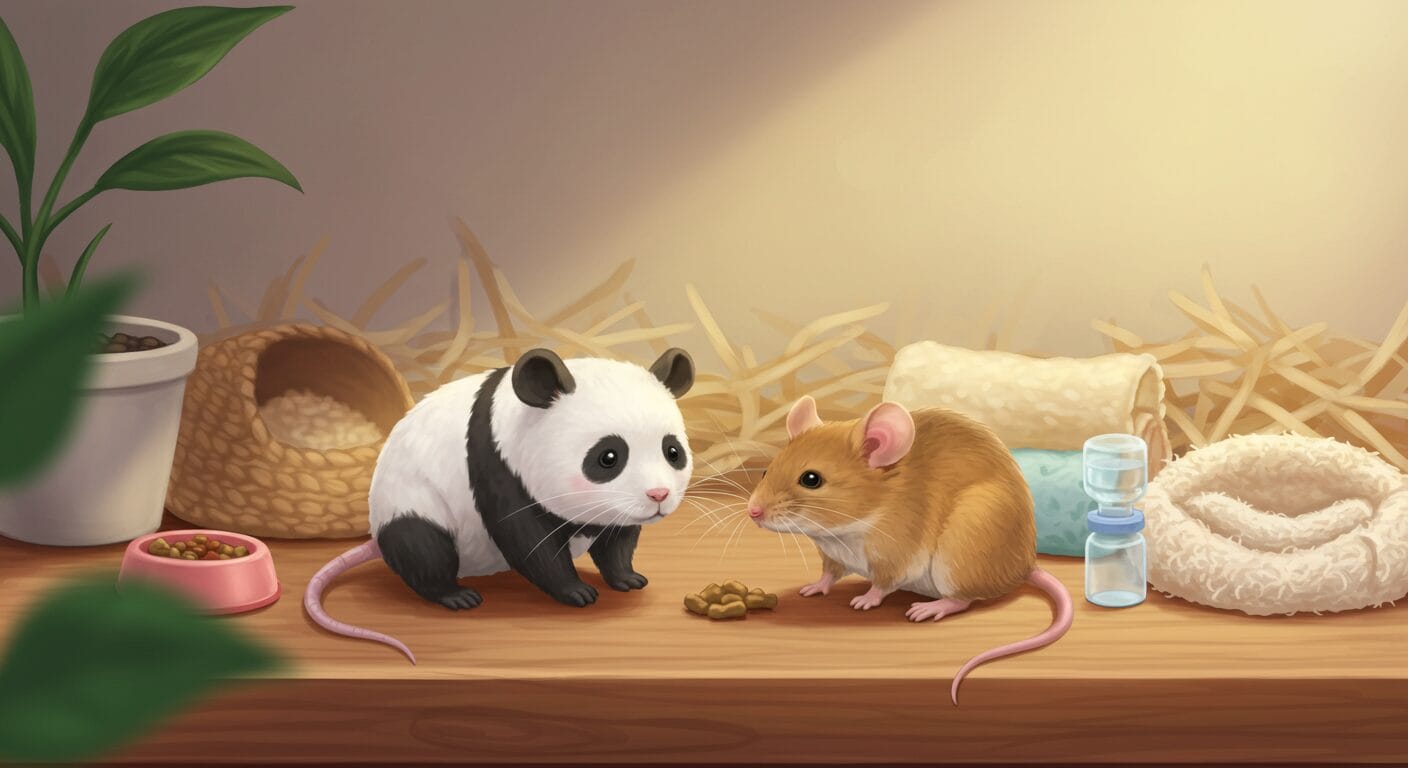 パンダマウスとハツカネズミの飼い方完全ガイド｜初心者でも安心の小動物ペット飼育法