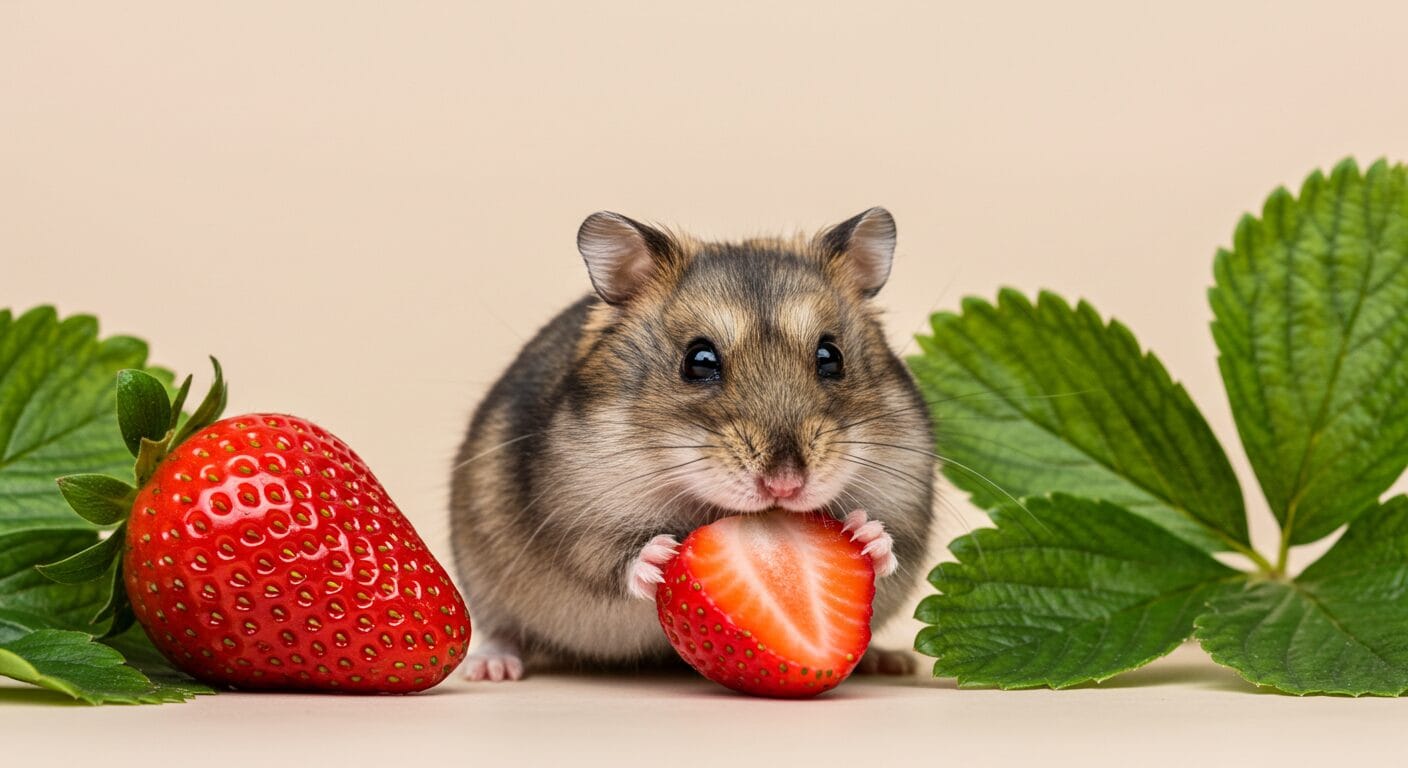 ジャンガリアンハムスターにいちご｜安全にあげる方法と注意点まとめ