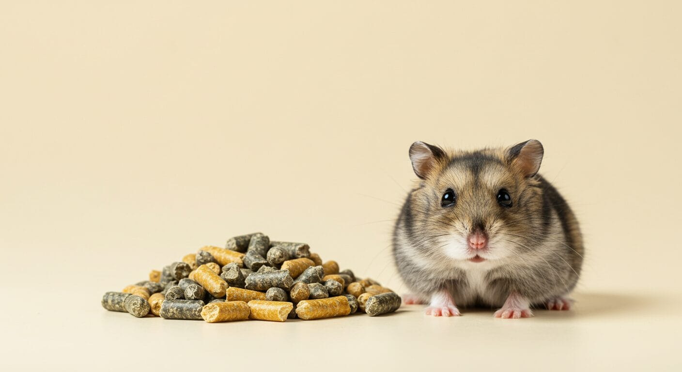 ジャンガリアンハムスターへのペレットは何粒？最適な餌の量と与え方ガイド