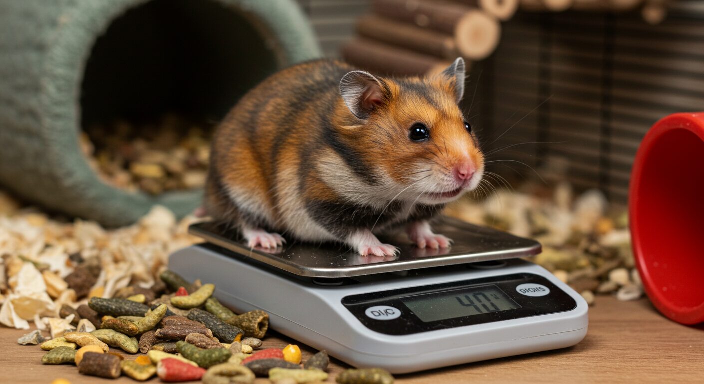 【ジャンガリアンハムスター(体重 40g)】小動物飼育ガイド｜適正体重と健康管理のポイント