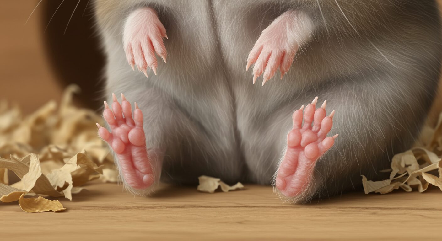 【ジャンガリアンハムスター】足の裏を徹底ガイド｜健康管理と色・寿命のポイント