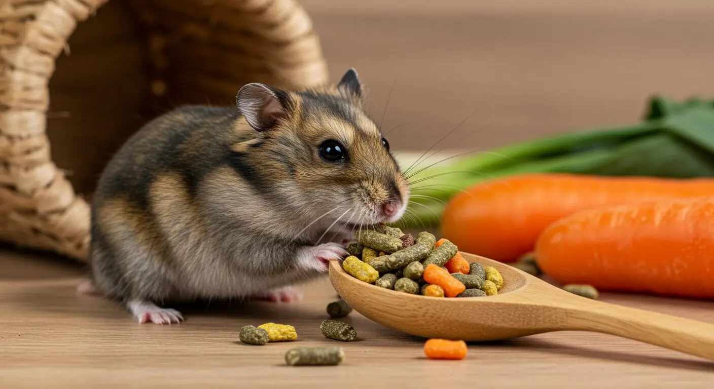 【ジャンガリアンハムスター】餌の量の計算完全ガイド｜適切な餌の量を知って健康管理！