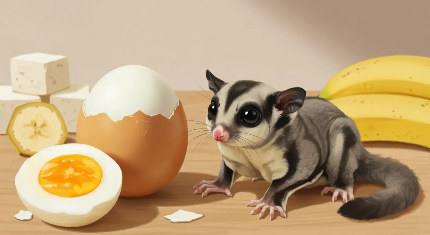 フクロモモンガにゆで卵はOK？安全な与え方と注意点を徹底解説！