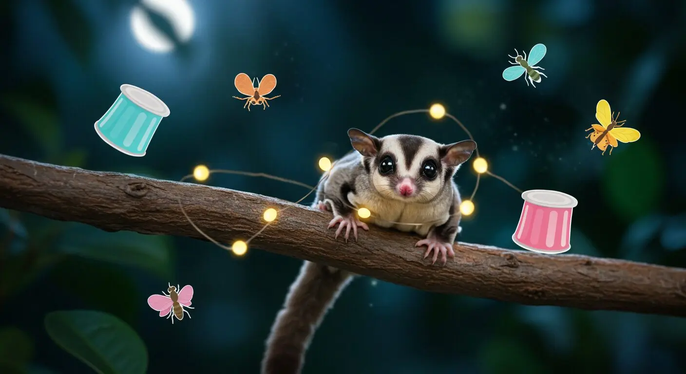 フクロモモンガと昆虫ゼリー｜初心者向けペット飼育ガイド