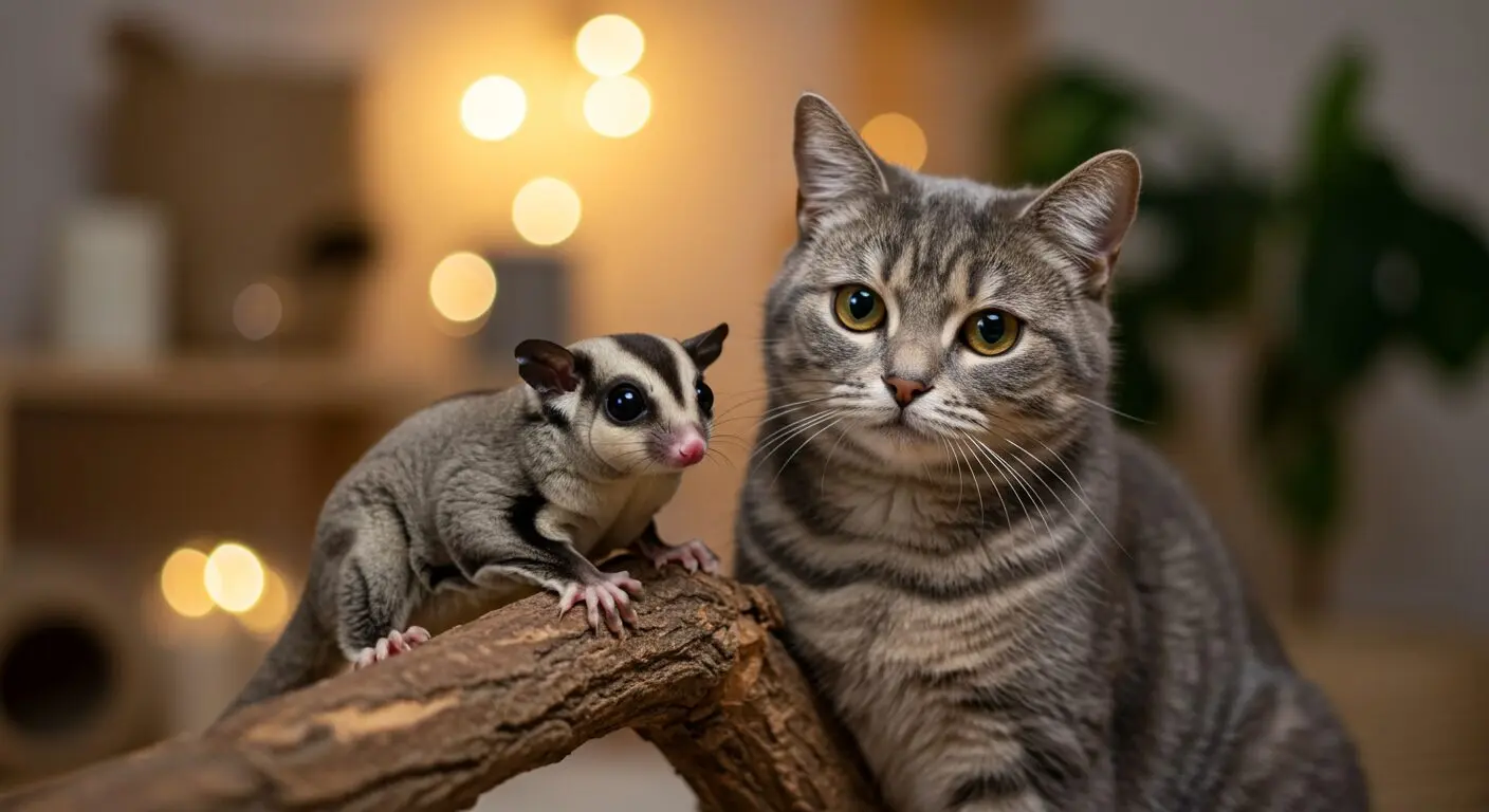 フクロモモンガと猫の飼育ガイド：小動物と猫の共生のコツ