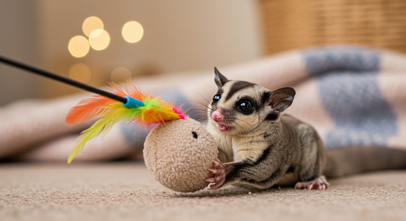 フクロモモンガと猫じゃらしで遊ぼう！部屋んぽ・おもちゃ・生活リズムまで徹底ガイド