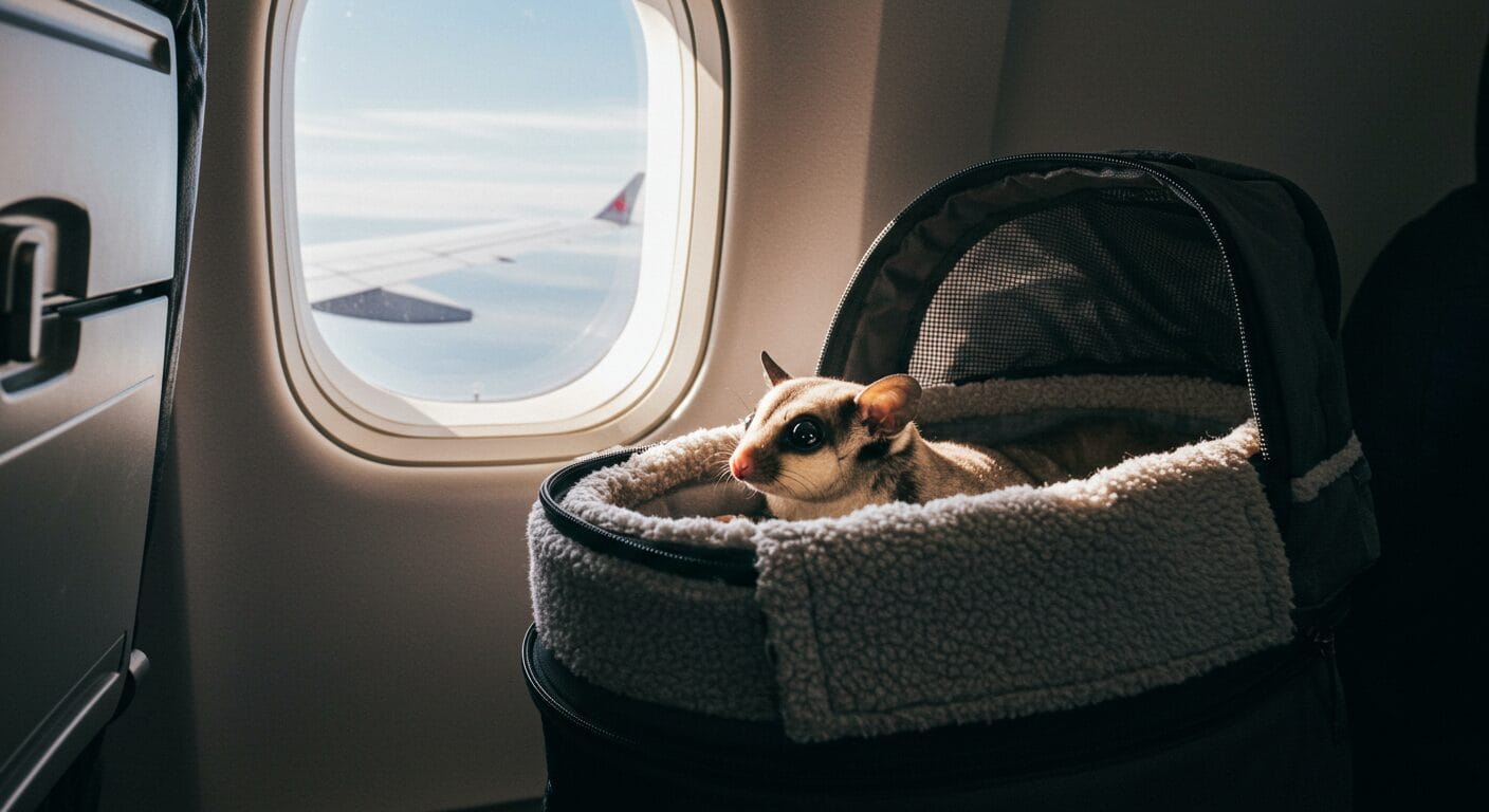 フクロモモンガと飛行機での移動ガイド｜海外旅行やペット連れに注意点まとめ