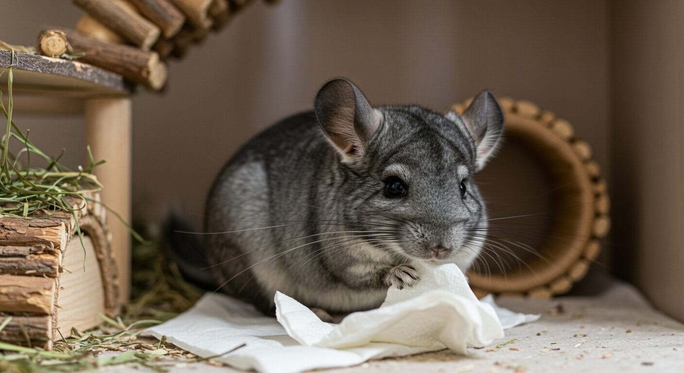 チンチラはティッシュを食べる？安全性と注意点を徹底解説！
