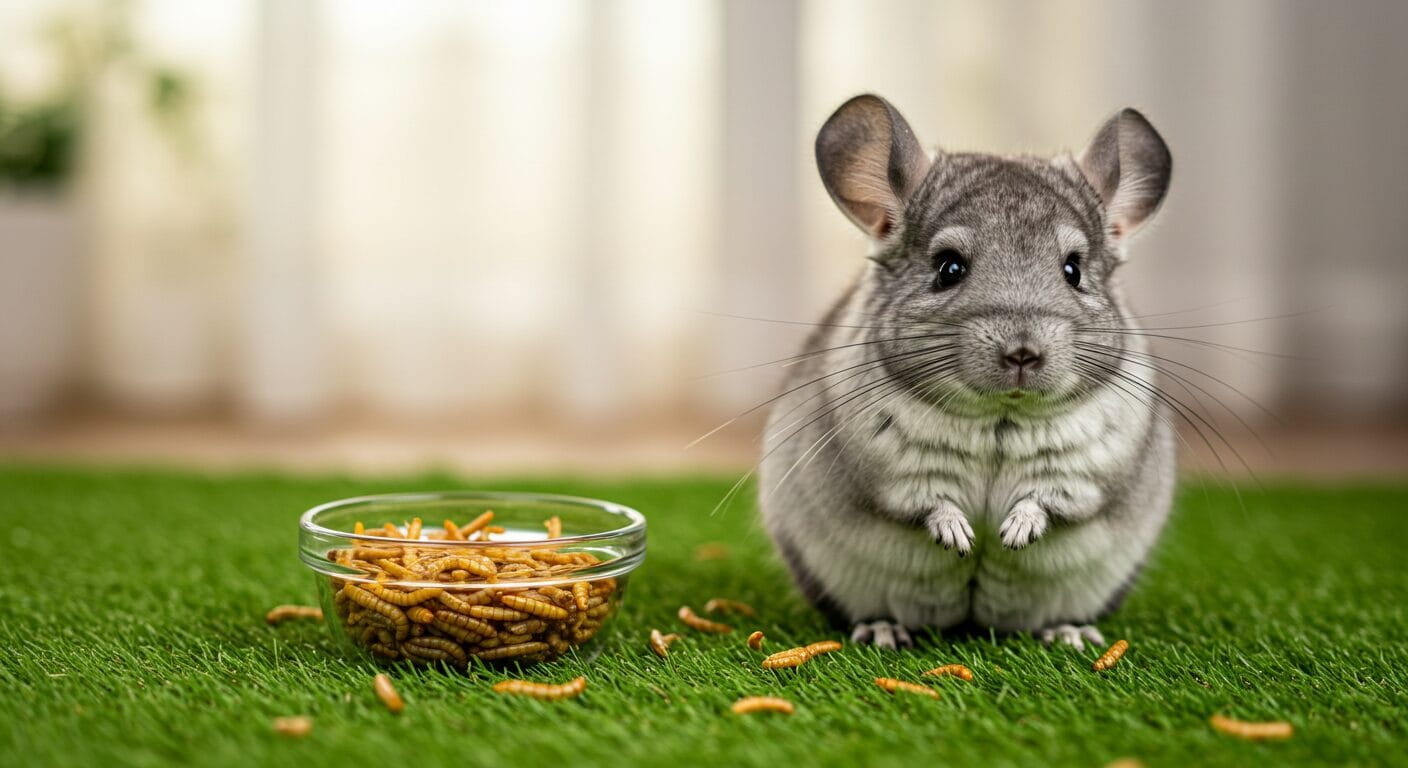 チンチラにミルワームは大丈夫？｜小動物飼育ガイド
