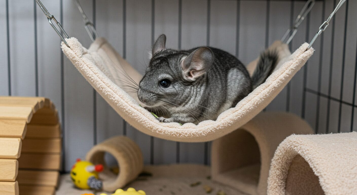 チンチラが布をかじる理由と対策ガイド｜部屋んぽ環境のおすすめと暑さ対策も解説