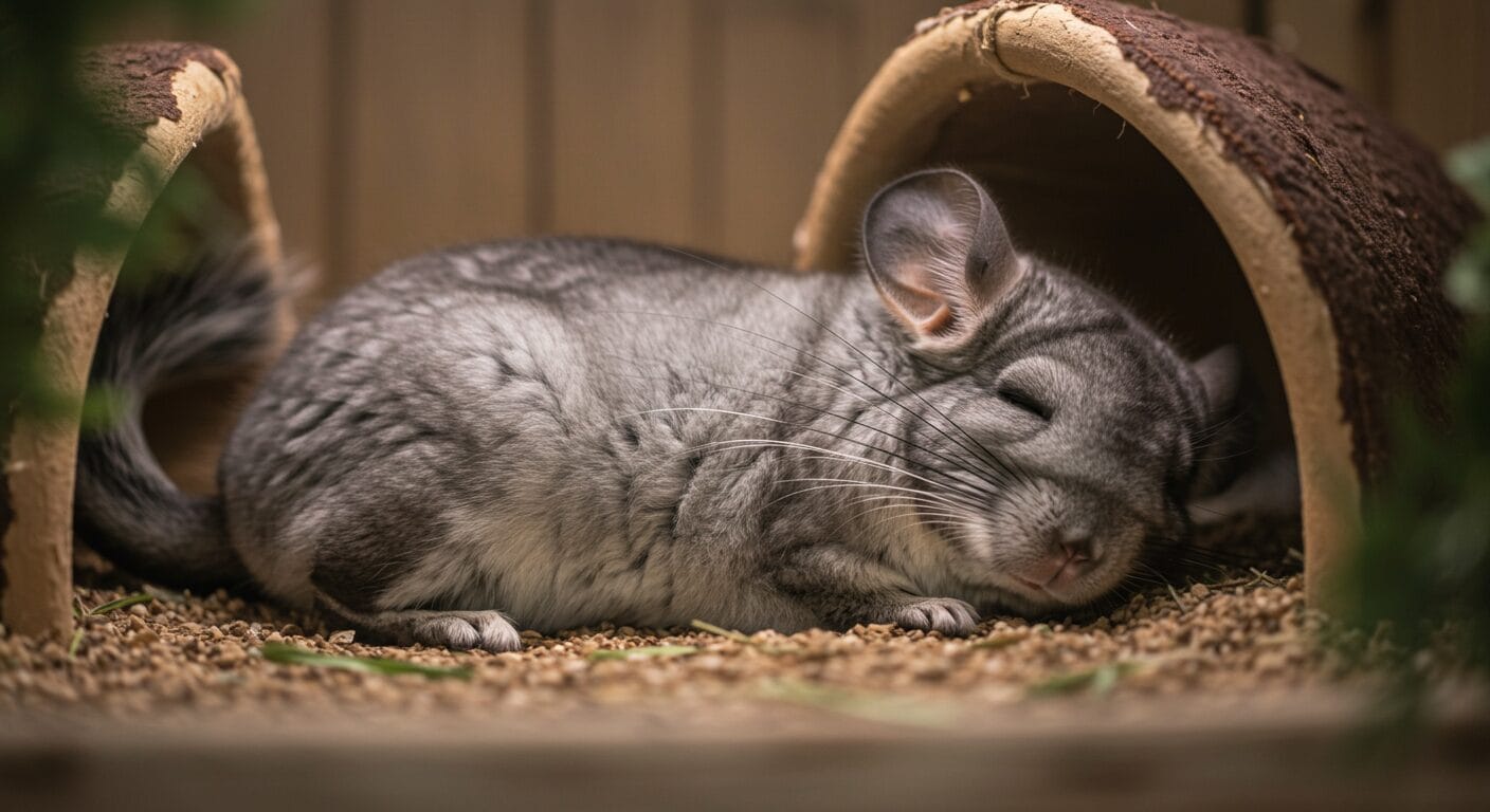 チンチラが横になって寝る理由と体調不良のサインを見逃さない飼育ガイド