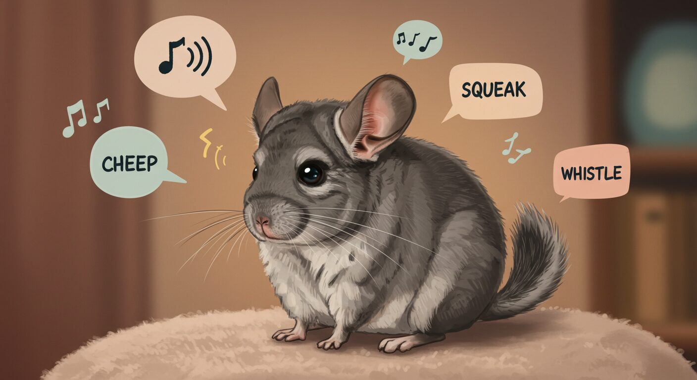 チンチラの鳴き声と警戒サインの意味とは？特徴と対処法ガイド