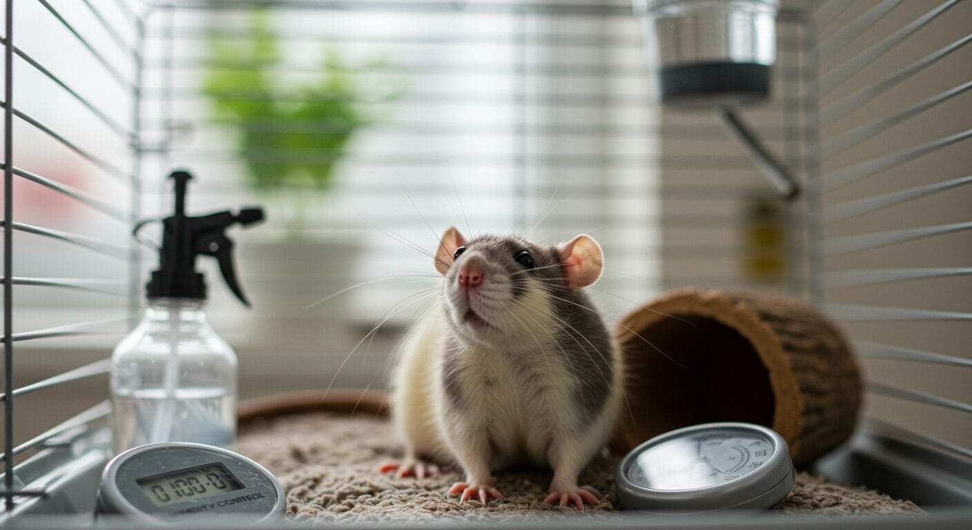 ファンシーラットの湿度管理完全ガイド｜快適な飼育環境の作り方