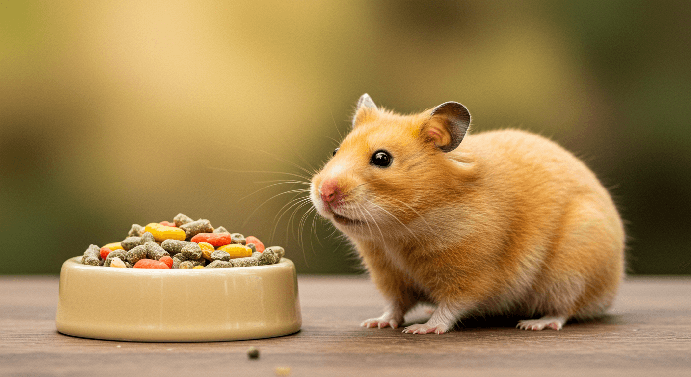 ゴールデンハムスターがペレットを食べないときの対処法とおすすめ飼育ポイント