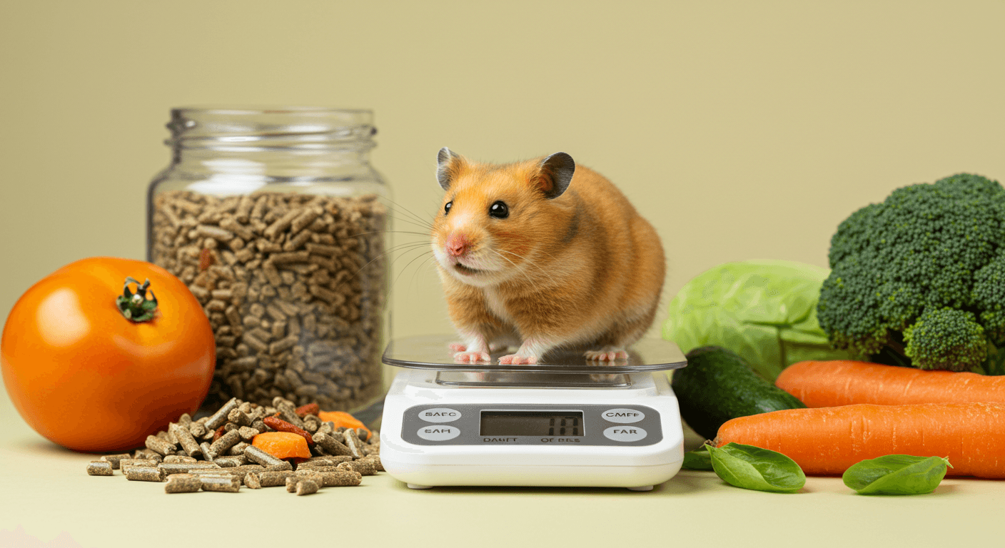 ゴールデンハムスター メスの体重管理ガイド｜健康を守る適正体重と餌の量