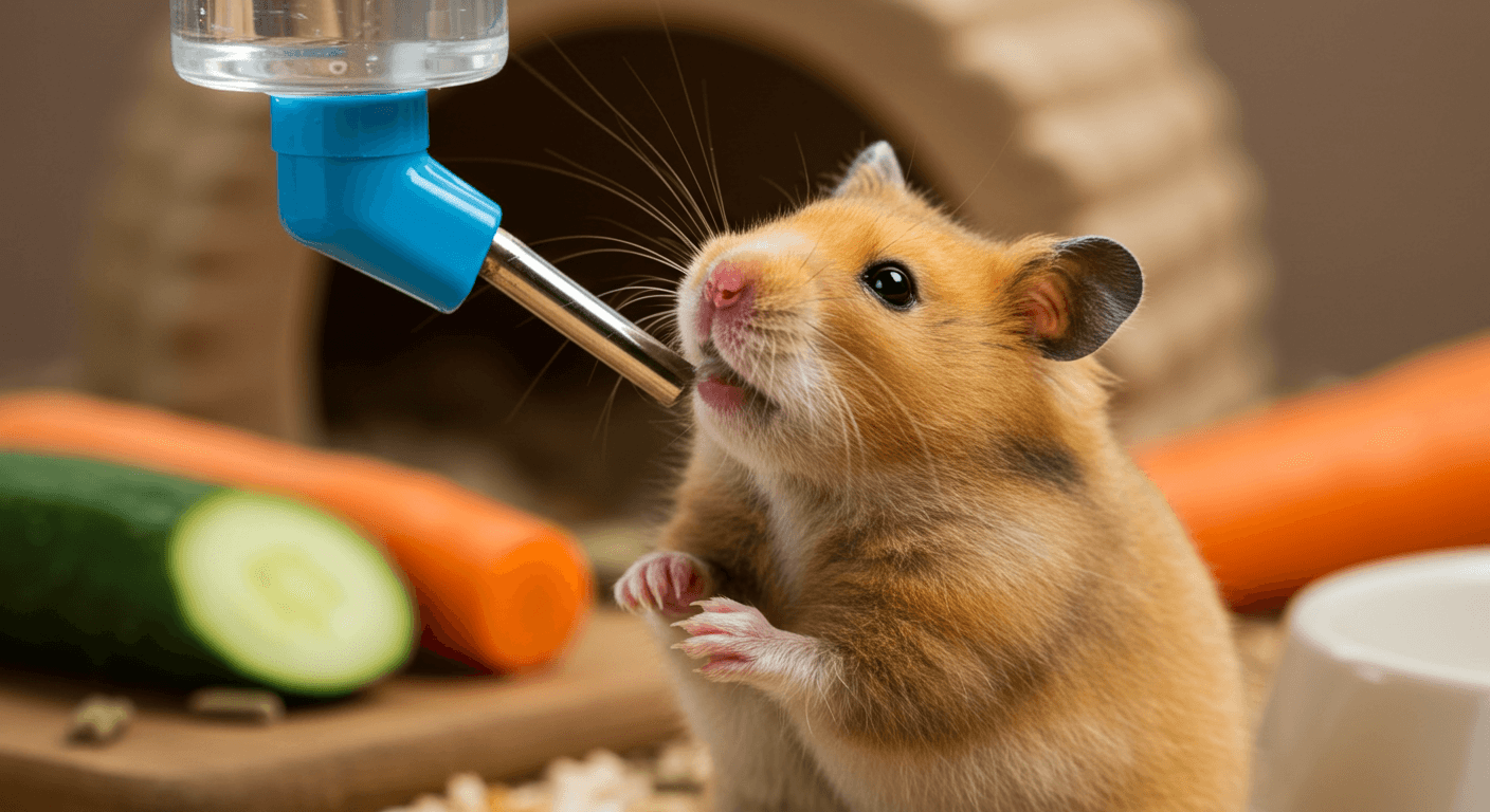 ゴールデンハムスターが水を飲まない原因と対処法