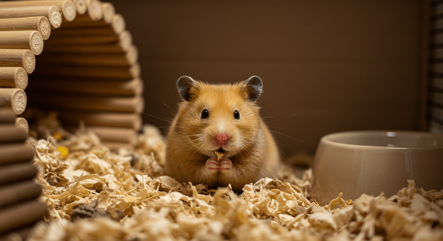 ゴールデンハムスターのくしゃみの原因と対処法｜風邪・鳴き声の違いも解説