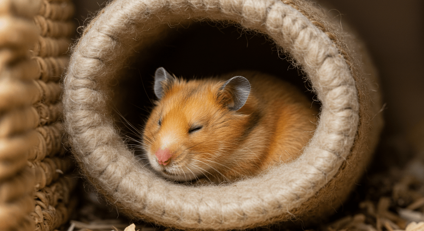 ゴールデンハムスターはなぜよく寝る？睡眠の特徴と飼い主が知るべきポイント