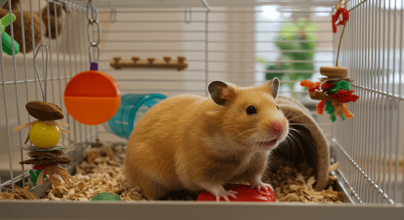 ゴールデンハムスターの巨大サイズとは？飼育に最適なケージの大きさとおすすめ選び方ガイド