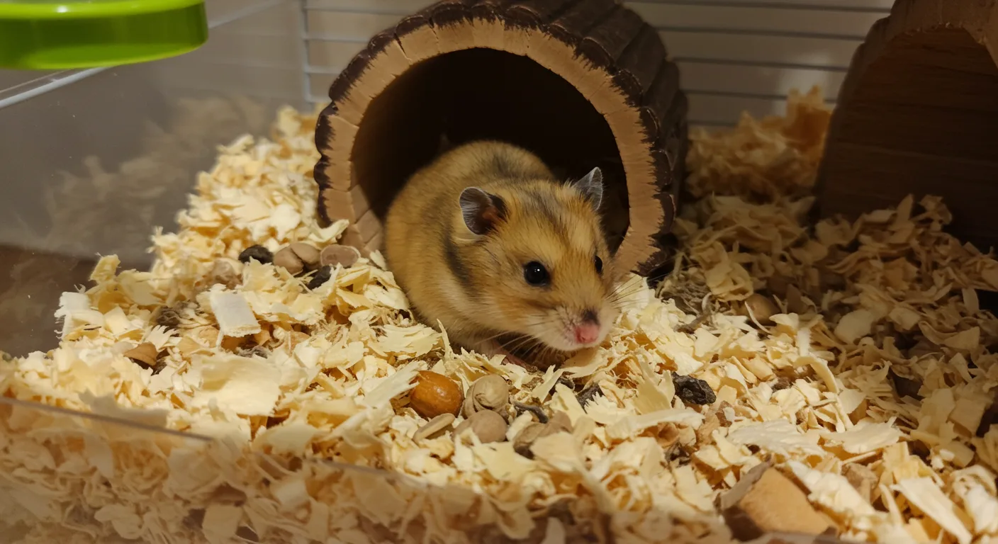 ゴールデンハムスターの床材交換頻度｜ストレスを防ぐ正しい掃除方法と注意点