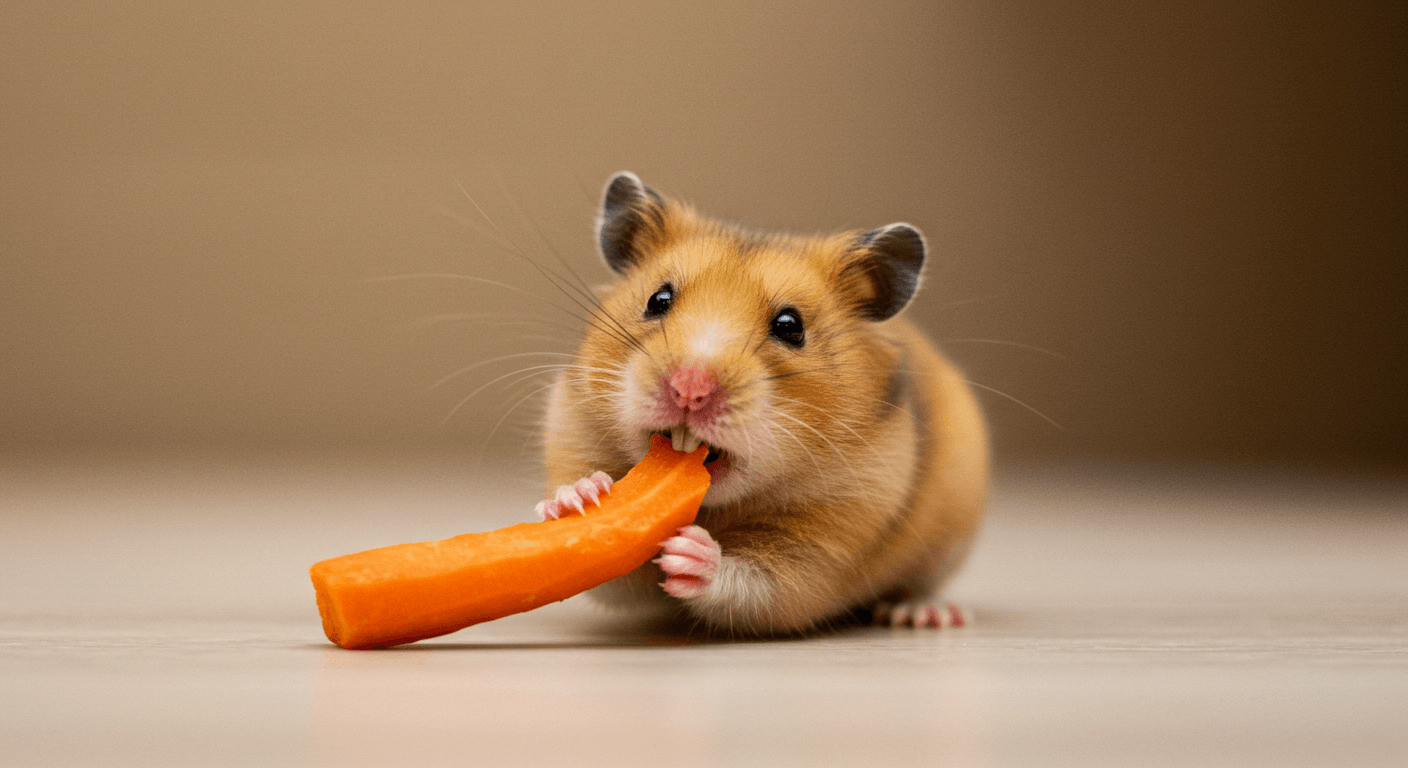 ゴールデンハムスターの歯がカチカチ鳴る原因と対策方法