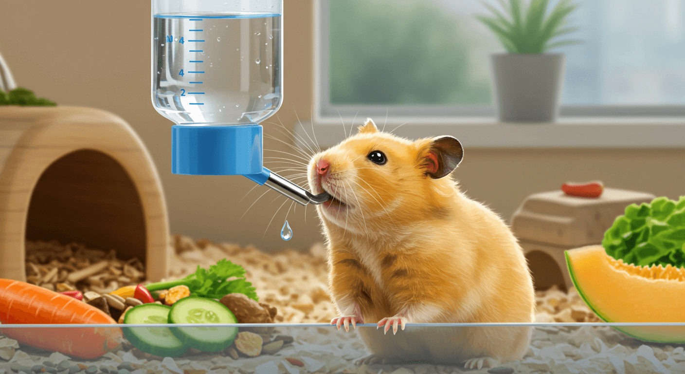 ゴールデンハムスターの水の量の適切な管理方法とよくある疑問