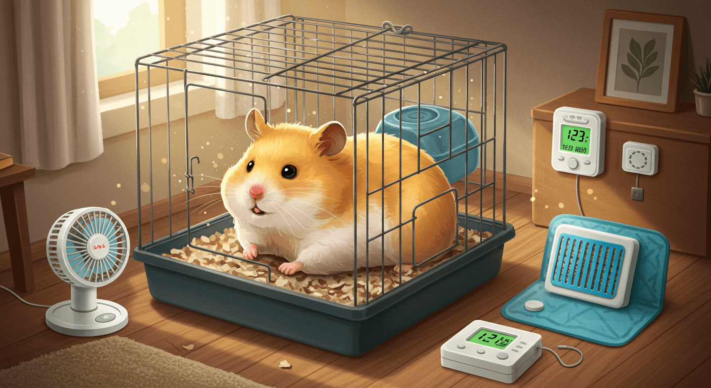 ゴールデンハムスターの気温管理ガイド：最適な温度で健康を守る方法