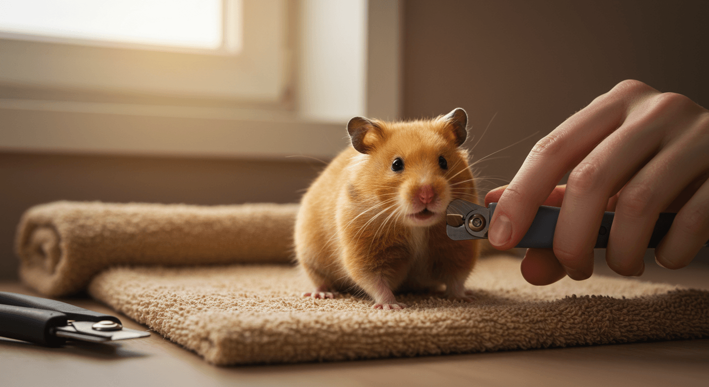 ゴールデンハムスターの爪切りガイド｜簡単で安全な方法と頻度を解説