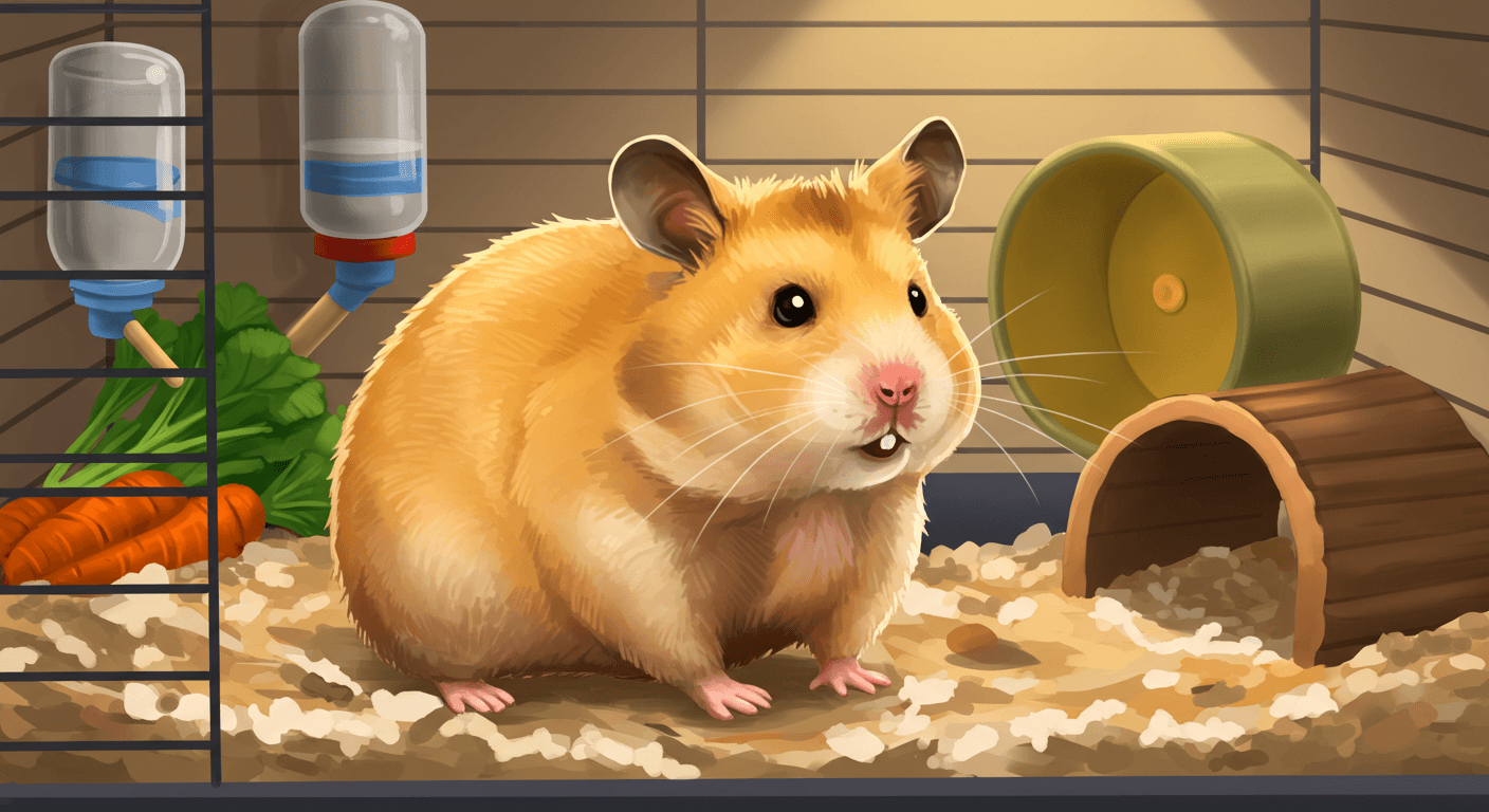 ゴールデンハムスターの身長と適正体重について知ろう