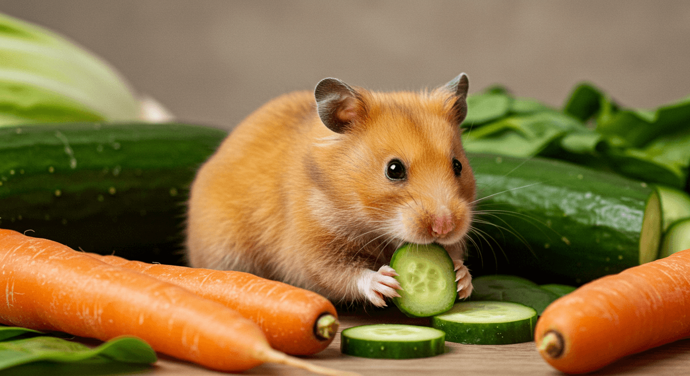 ゴールデンハムスターに与える野菜の適切な量とは？食べ過ぎを防ぐためのポイント