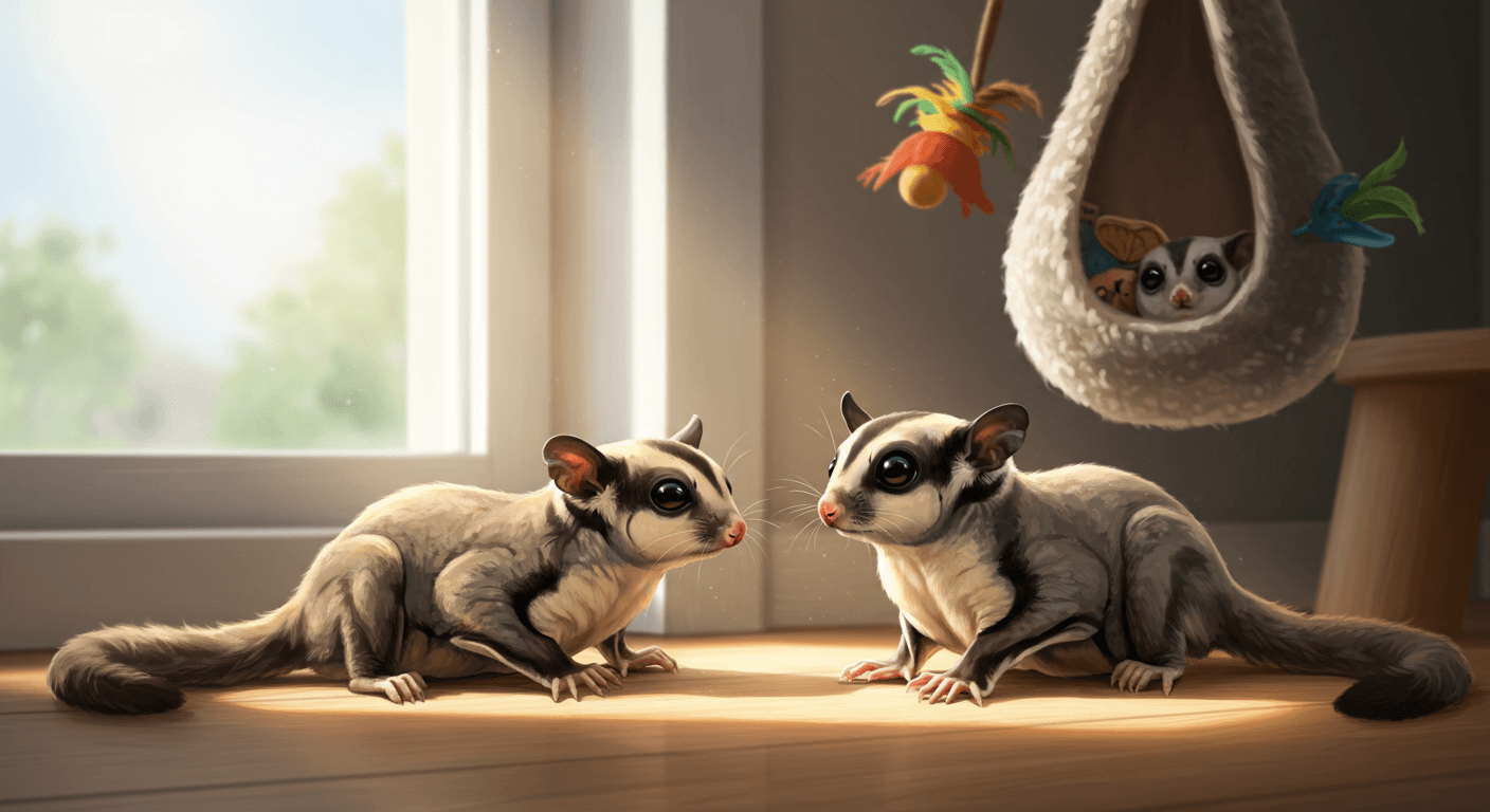 フクロモモンガ 2匹目を迎えるときの完全ガイド｜顔合わせから多頭飼いの注意点まで