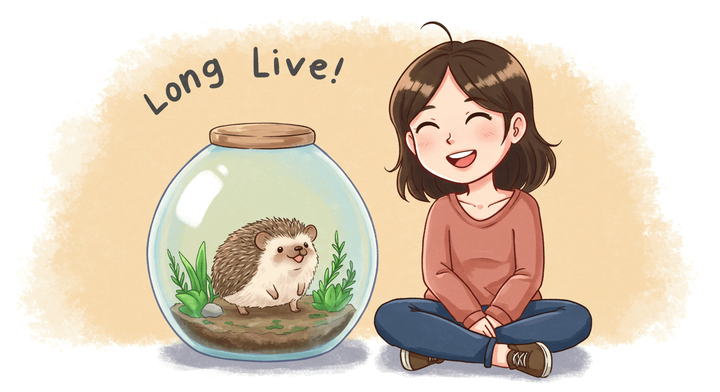 【長生きの秘訣】ピグミーヘッジホッグの寿命は何年？愛するハリネズミと長く幸せに暮らすための3つの鍵