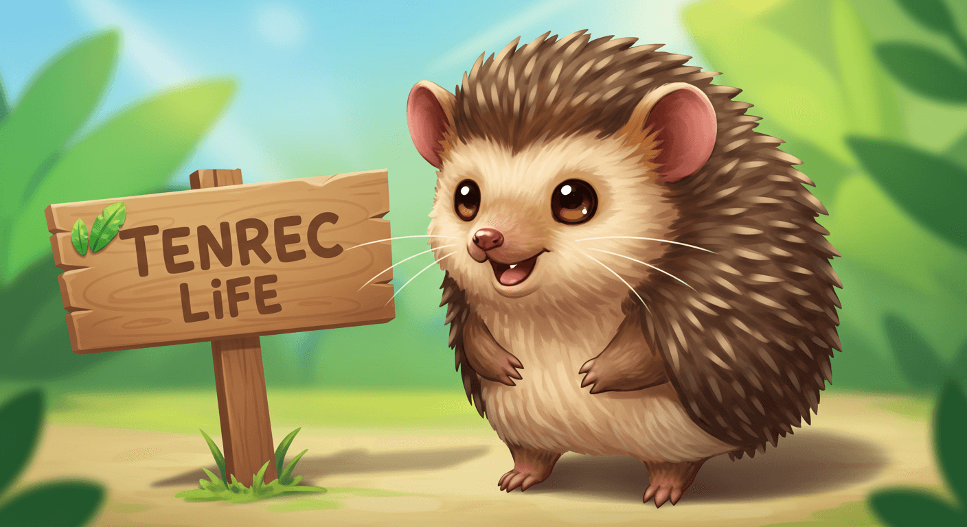 キュートなハリネズミじゃないよ！ヒメハリテンレックとのドキドキわくわく共同生活スタートガイド！