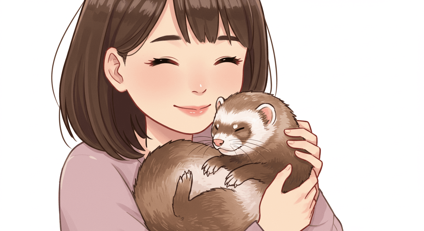 【初心者必見！】マーシャルフェレットが「なつく」ってホント？甘えんぼフェレと仲良くなる5つの秘訣